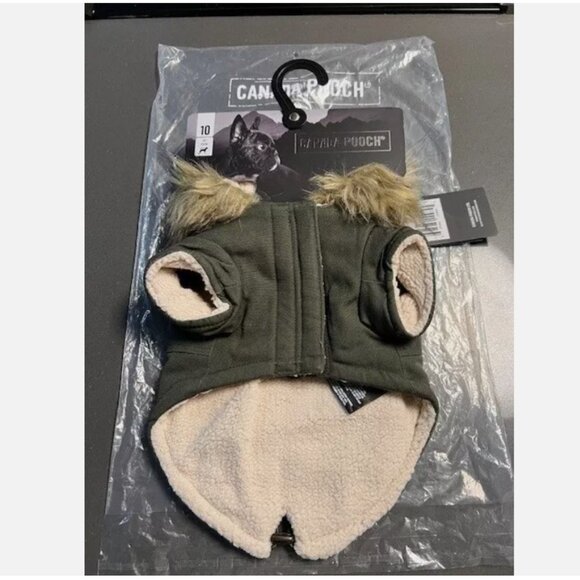 Canada Pooch Alaskan Army Parka In Army Green, 10 - Picture 5 of 8